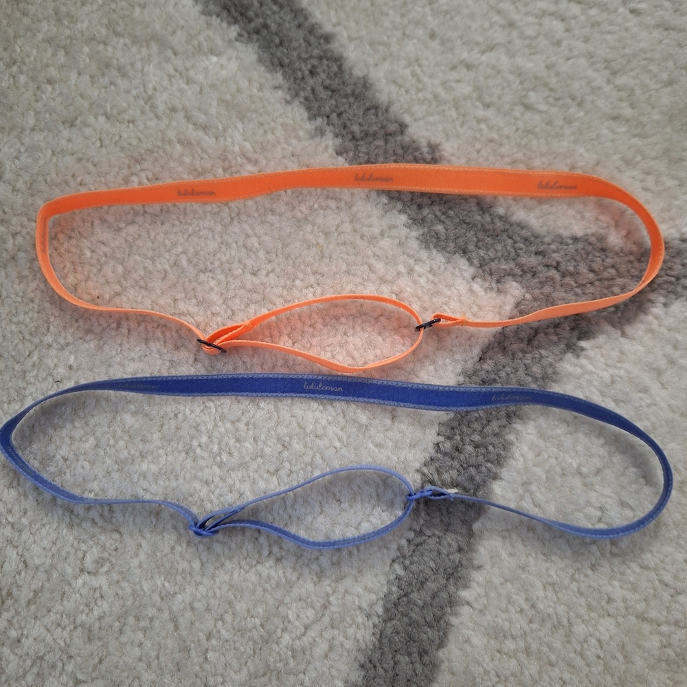 LULULEMON Lot 2 x Women's Skinny Adjustable Headbands